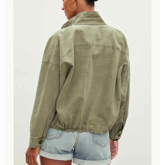 Velvet by Graham & Spencer Nicola Casual Jacket Size Large Green - Picture 9 of 13